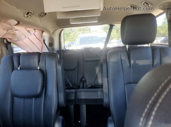 2C4RC1BG7GR173612 2016 CHRYSLER TOWN Gray უკანა სავარძლების ხედი