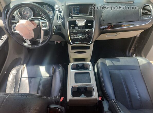 2C4RC1BG7GR231038 2016 CHRYSLER TOWN Charcoal Առջևի վահանակի տեսք