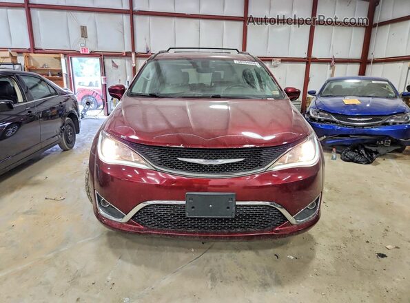 2C4RC1BG7HR588009 2017 CHRYSLER PACIFICA Burgundy წინა ხედი
