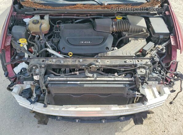 2C4RC1BG7HR729841 2017 CHRYSLER PACIFICA Бордовый Вид подкапотного пространства