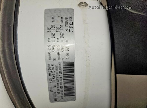 2C4RC1BG7JR149379 2018 CHRYSLER PACIFICA White VIN կոդի պիտակի տեսք