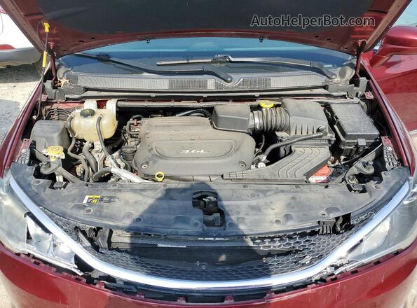 2C4RC1BG7JR321300 2018 CHRYSLER PACIFICA Burgundy Engine compartment view