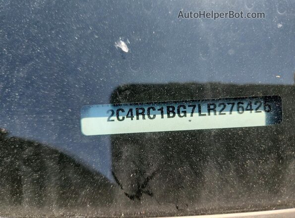 2C4RC1BG7LR276426 2020 CHRYSLER PACIFICA Черный Вид наклейки с VIN-кодом