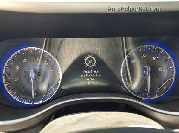 2C4RC1BG7NR185904 2022 CHRYSLER PACIFICA Gray Instrument cluster view