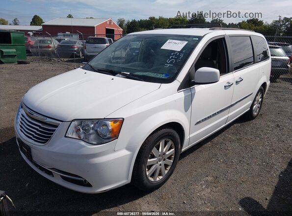 2C4RC1BG8GR119414 2016 CHRYSLER TOWN & COUNTRY White წინა მარცხენა ხედი სამი მეოთხედიდან