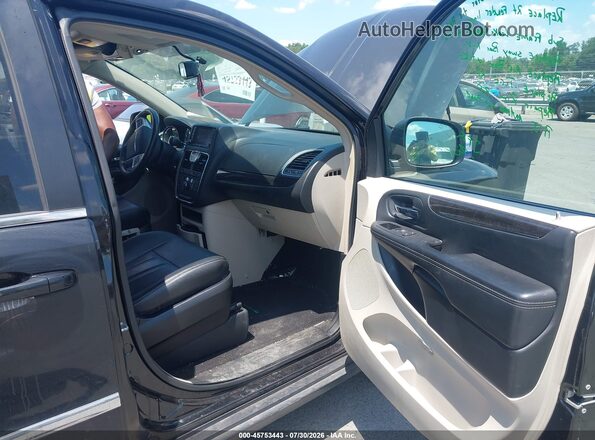2C4RC1BG8GR147875 2016 CHRYSLER TOWN & COUNTRY Black Вид салону спереду