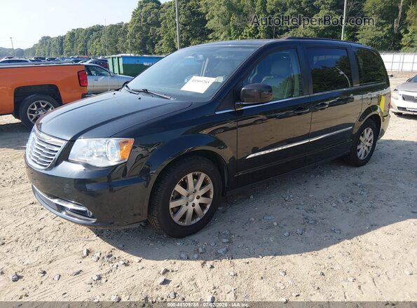2C4RC1BG8GR291006 2016 CHRYSLER TOWN & COUNTRY Black წინა მარცხენა ხედი სამი მეოთხედიდან