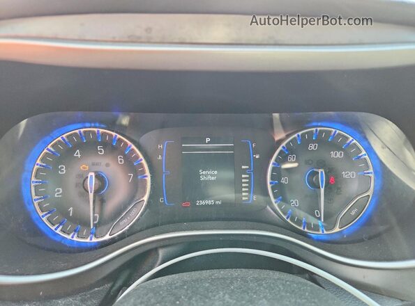 2C4RC1BG8LR131833 2020 CHRYSLER PACIFICA Серебряный Вид щитка приборов