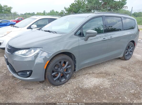 2C4RC1BG8LR266424 2020 CHRYSLER PACIFICA Gray წინა მარცხენა ხედი სამი მეოთხედიდან