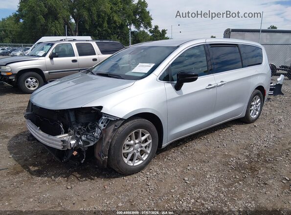 2C4RC1BG8TR191501 2026 CHRYSLER PACIFICA Silver წინა მარცხენა ხედი სამი მეოთხედიდან