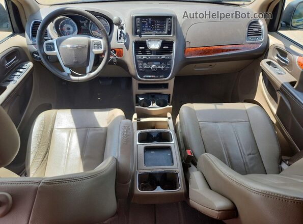 2C4RC1BG9GR237987 2016 CHRYSLER TOWN Black Vista del salpicadero