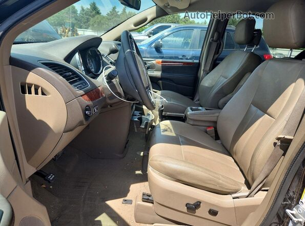 2C4RC1BG9GR237987 2016 CHRYSLER TOWN Black Vista interior delantera