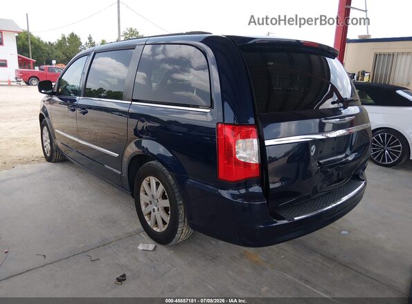 2C4RC1BG9GR254742 2016 CHRYSLER TOWN & COUNTRY Blue Rear left