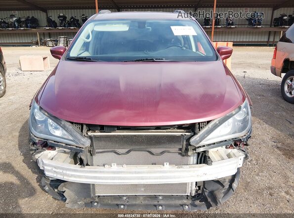 2C4RC1BG9HR533917 2017 CHRYSLER PACIFICA Burgundy Rear interior view