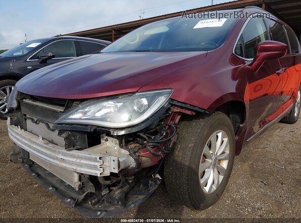 2C4RC1BG9HR533917 2017 CHRYSLER PACIFICA Burgundy Front view