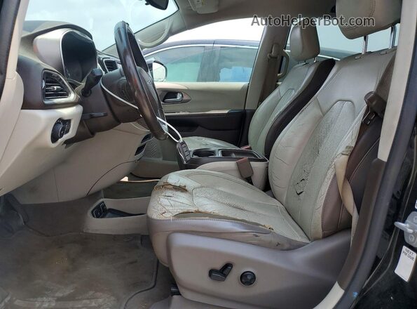 2C4RC1BG9JR142577 2018 CHRYSLER PACIFICA Черный Вид салона спереди