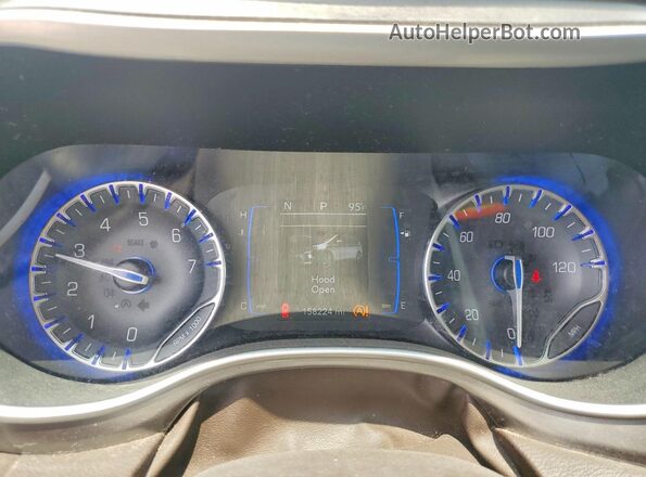 2C4RC1BG9JR142577 2018 CHRYSLER PACIFICA Черный Вид щитка приборов