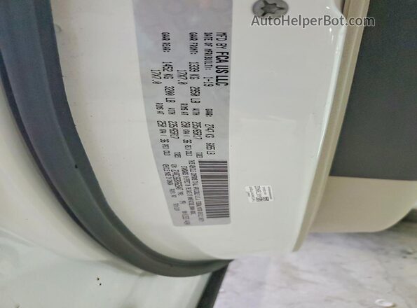 2C4RC1BG9KR625407 2019 CHRYSLER PACIFICA Белый Вид наклейки с VIN-кодом