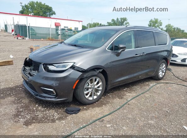 2C4RC1BG9MR529053 2021 CHRYSLER PACIFICA Gray Przód lewy