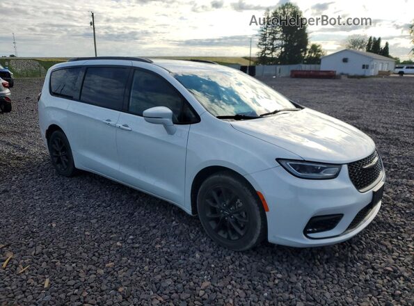 2C4RC1BG9MR607797 2021 CHRYSLER PACIFICA Белый Передняя правая четверть