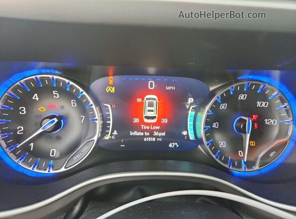 2C4RC1BG9SR570439 2025 CHRYSLER PACIFICA Black Вид щитка приладів