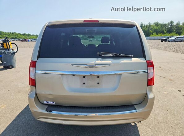 2C4RC1BGXGR112769 2016 CHRYSLER TOWN Gold Vista trasera