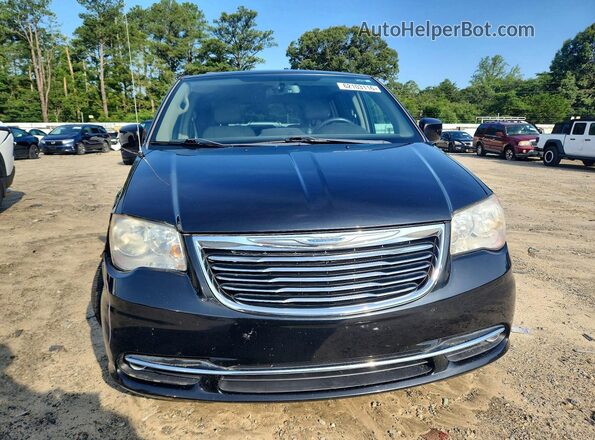 2C4RC1BGXGR128793 2016 CHRYSLER TOWN Black წინა ხედი