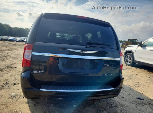 2C4RC1BGXGR128793 2016 CHRYSLER TOWN Black უკანა ხედი