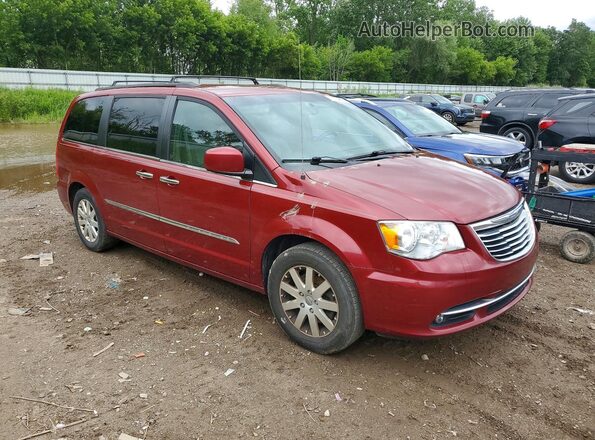 2C4RC1BGXGR166248 2016 CHRYSLER TOWN Burgundy Առջևի աջ