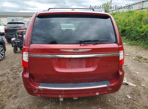 2C4RC1BGXGR166248 2016 CHRYSLER TOWN Burgundy Հետևի տեսք
