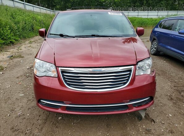 2C4RC1BGXGR166248 2016 CHRYSLER TOWN Burgundy Դիմացի տեսք