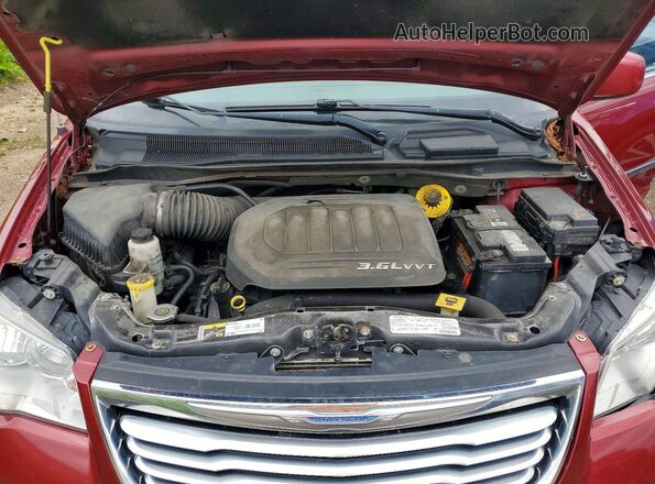 2C4RC1BGXGR166248 2016 CHRYSLER TOWN Burgundy Շարժիչի բաժամունքի տեսք