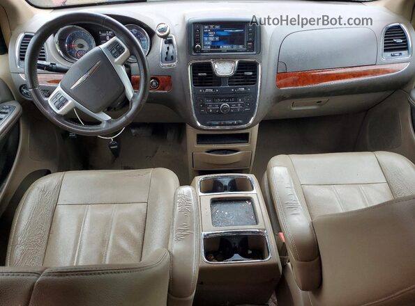 2C4RC1BGXGR166248 2016 CHRYSLER TOWN Burgundy Առջևի վահանակի տեսք