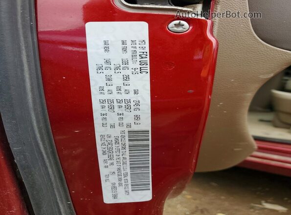 2C4RC1BGXGR166248 2016 CHRYSLER TOWN Burgundy VIN կոդի պիտակի տեսք