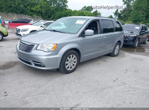 2C4RC1BGXGR173491 2016 CHRYSLER TOWN & COUNTRY Silver წინა მარცხენა ხედი სამი მეოთხედიდან