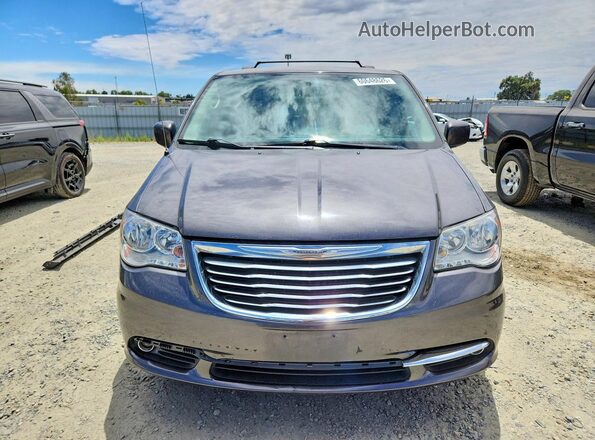 2C4RC1BGXGR186063 2016 CHRYSLER TOWN Gray Vista frontal
