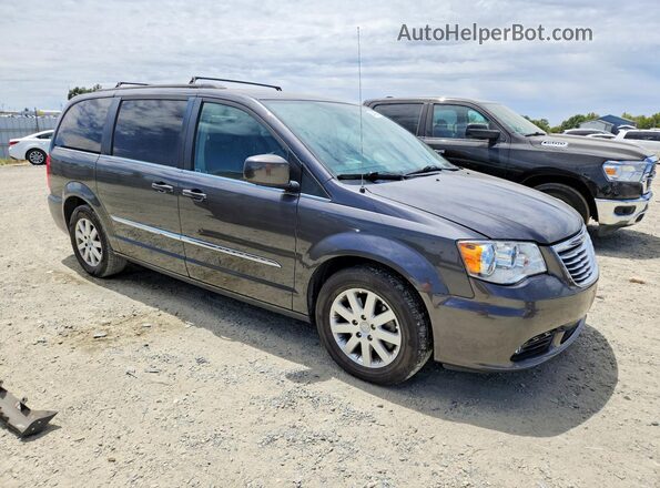 2C4RC1BGXGR186063 2016 CHRYSLER TOWN Gray Delantero derecho