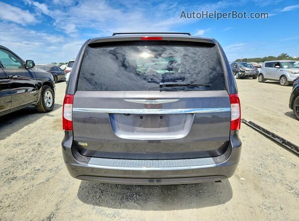 2C4RC1BGXGR186063 2016 CHRYSLER TOWN Gray Vista trasera