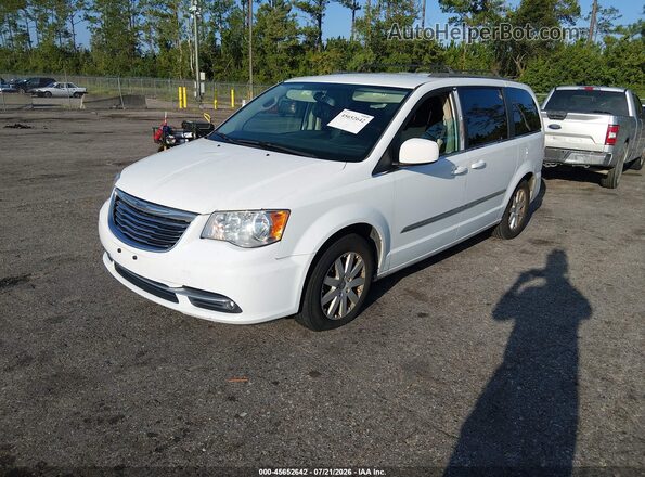 2C4RC1BGXGR206408 2016 CHRYSLER TOWN & COUNTRY White წინა მარცხენა ხედი სამი მეოთხედიდან