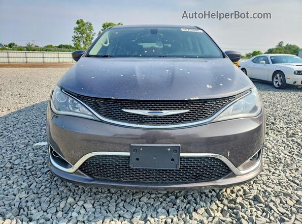 2C4RC1BGXHR844658 2017 CHRYSLER PACIFICA Gray წინა ხედი