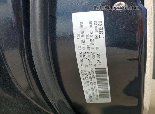 2C4RC1BGXJR317886 2018 CHRYSLER PACIFICA Black Widok naklejki z numerem VIN