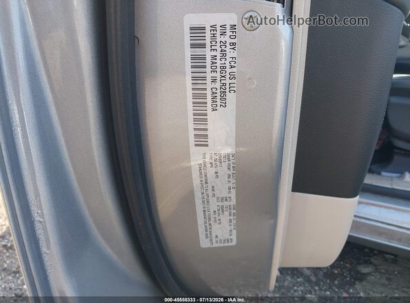 2C4RC1BGXLR285072 2020 CHRYSLER PACIFICA Silver Engine compartment view