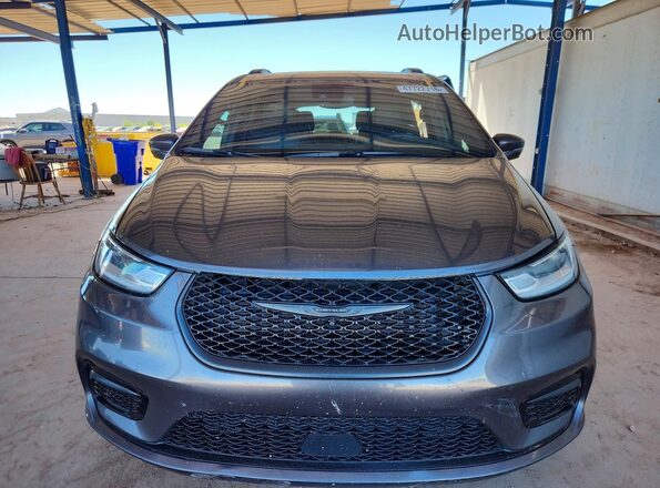 2C4RC1BGXMR593098 2021 CHRYSLER PACIFICA Gray Front view
