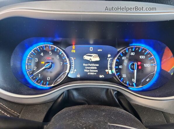 2C4RC1BGXMR593098 2021 CHRYSLER PACIFICA Gray Instrument cluster view