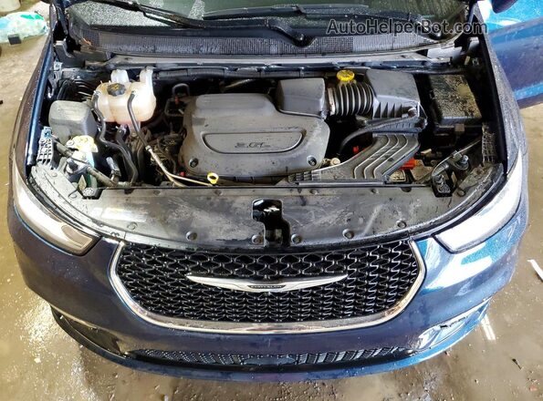 2C4RC1BGXNR211332 2022 CHRYSLER PACIFICA Blue Շարժիչի բաժամունքի տեսք