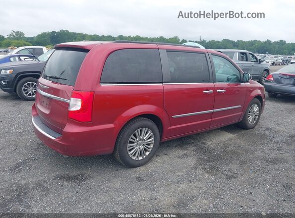 2C4RC1CG0GR303115 2016 CHRYSLER TOWN & COUNTRY Red უკანა მარჯვენა