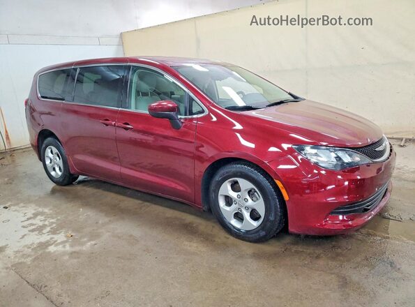 2C4RC1CG0HR522707 2017 CHRYSLER PACIFICA Бордовый Передняя правая четверть