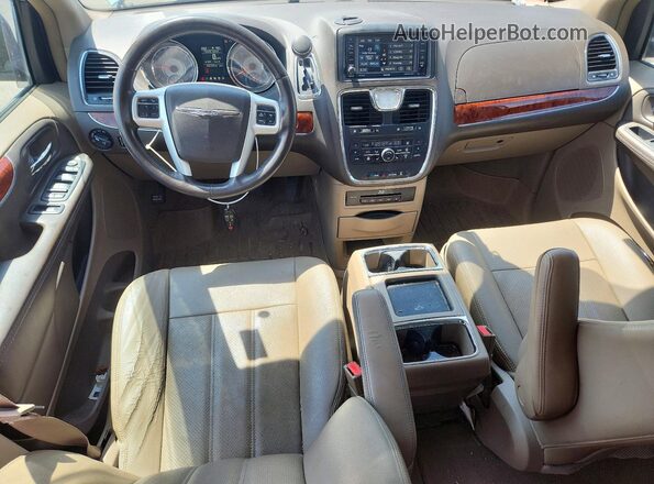 2C4RC1CG1GR190842 2016 CHRYSLER TOWN Blue წინა პანელის ხედი