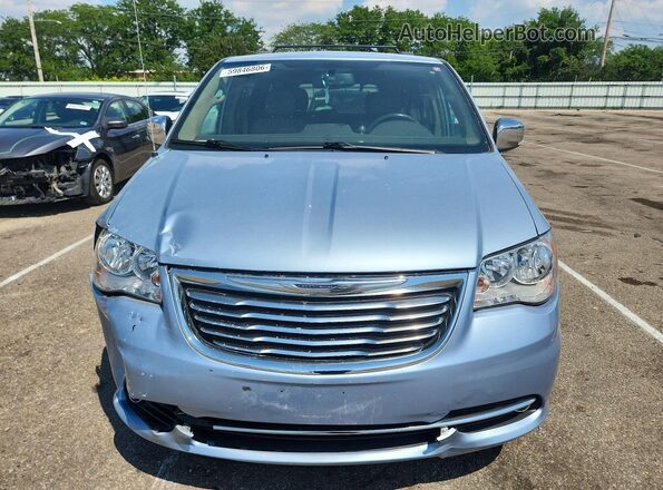 2C4RC1CG1GR190842 2016 CHRYSLER TOWN Blue წინა ხედი