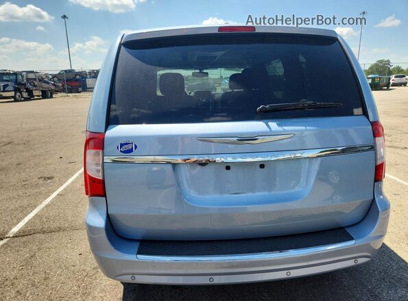 2C4RC1CG1GR190842 2016 CHRYSLER TOWN Blue უკანა ხედი